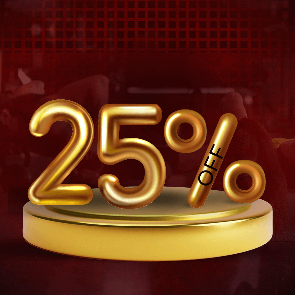 April Sale 25%