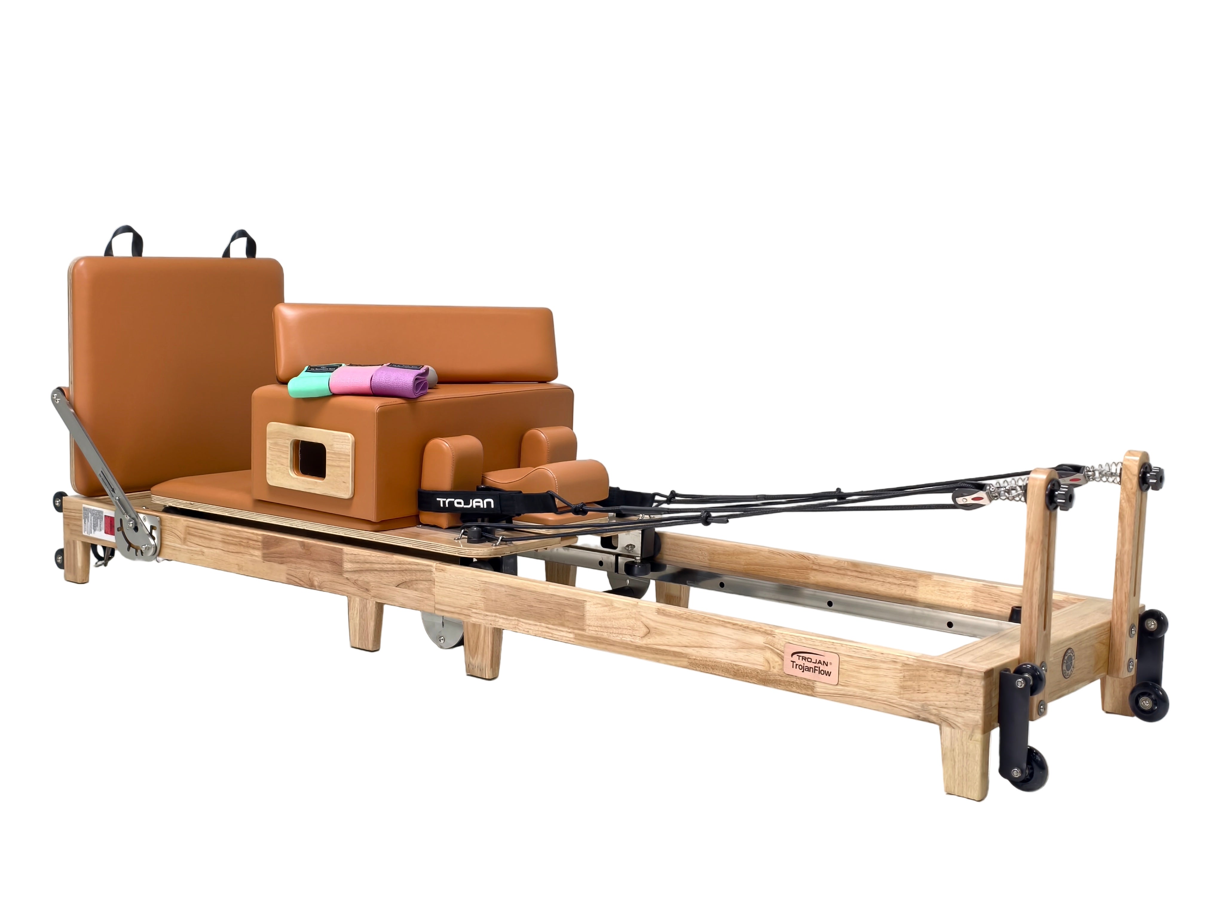 Trojan TERRA COPPER Oak Folding Reformer Inc Box & Jump Board