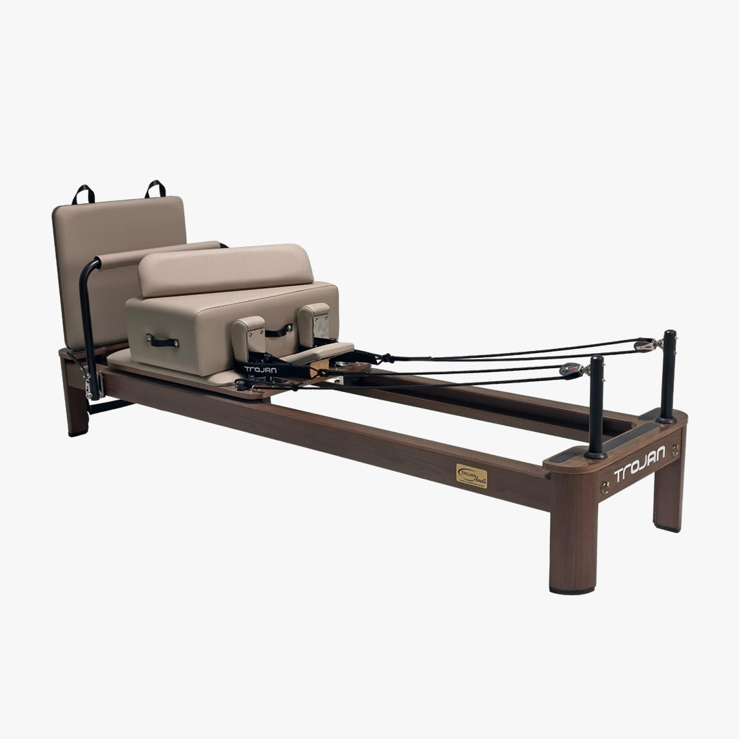 Studio AURALIS Beige Aluminum Pilates Reformer – Special Edition