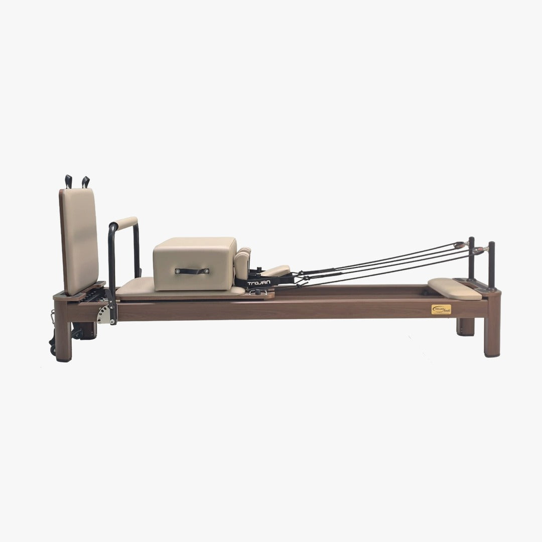 Studio AURALIS Beige Aluminum Pilates Reformer – Special Edition