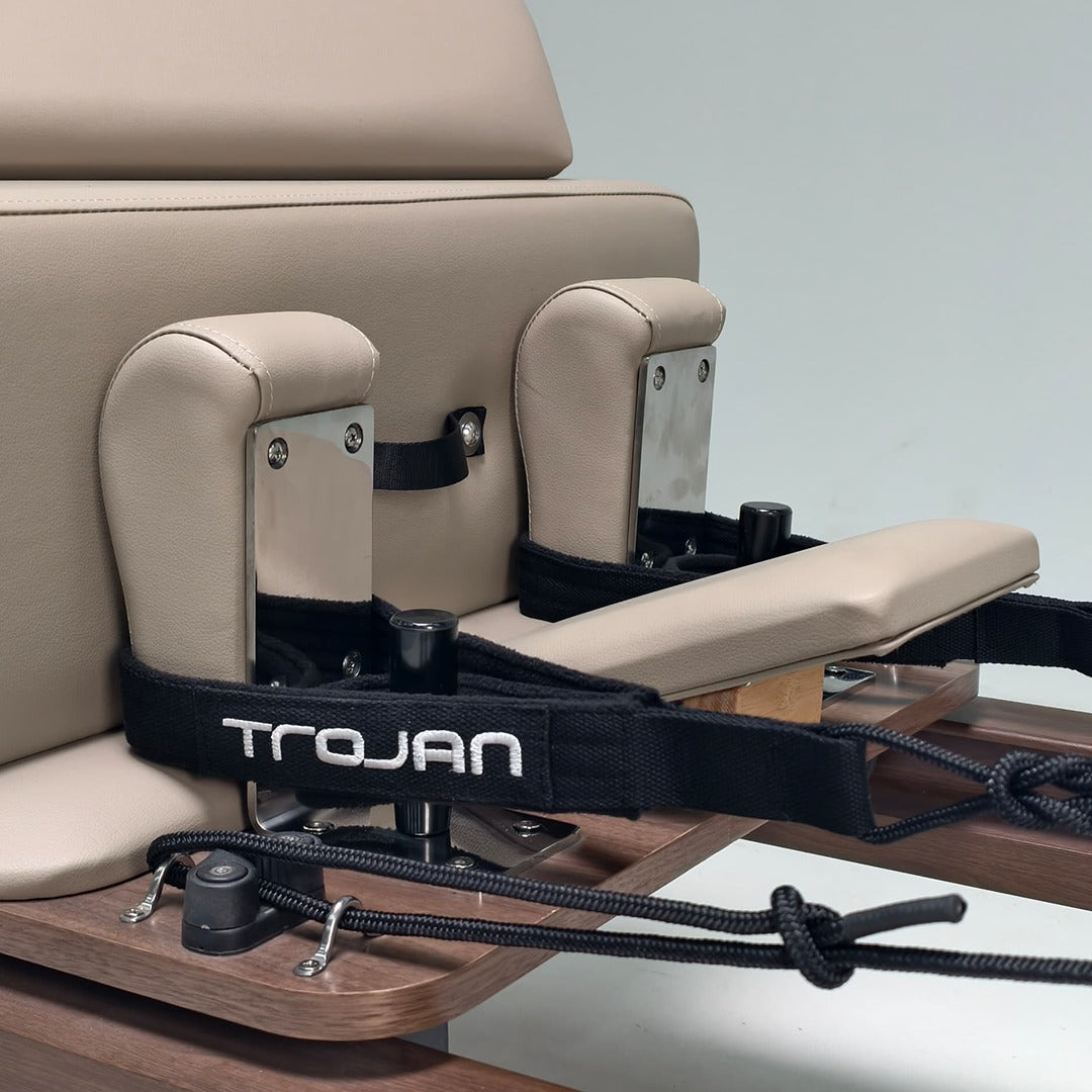 Studio AURALIS Beige Aluminum Pilates Reformer – Special Edition