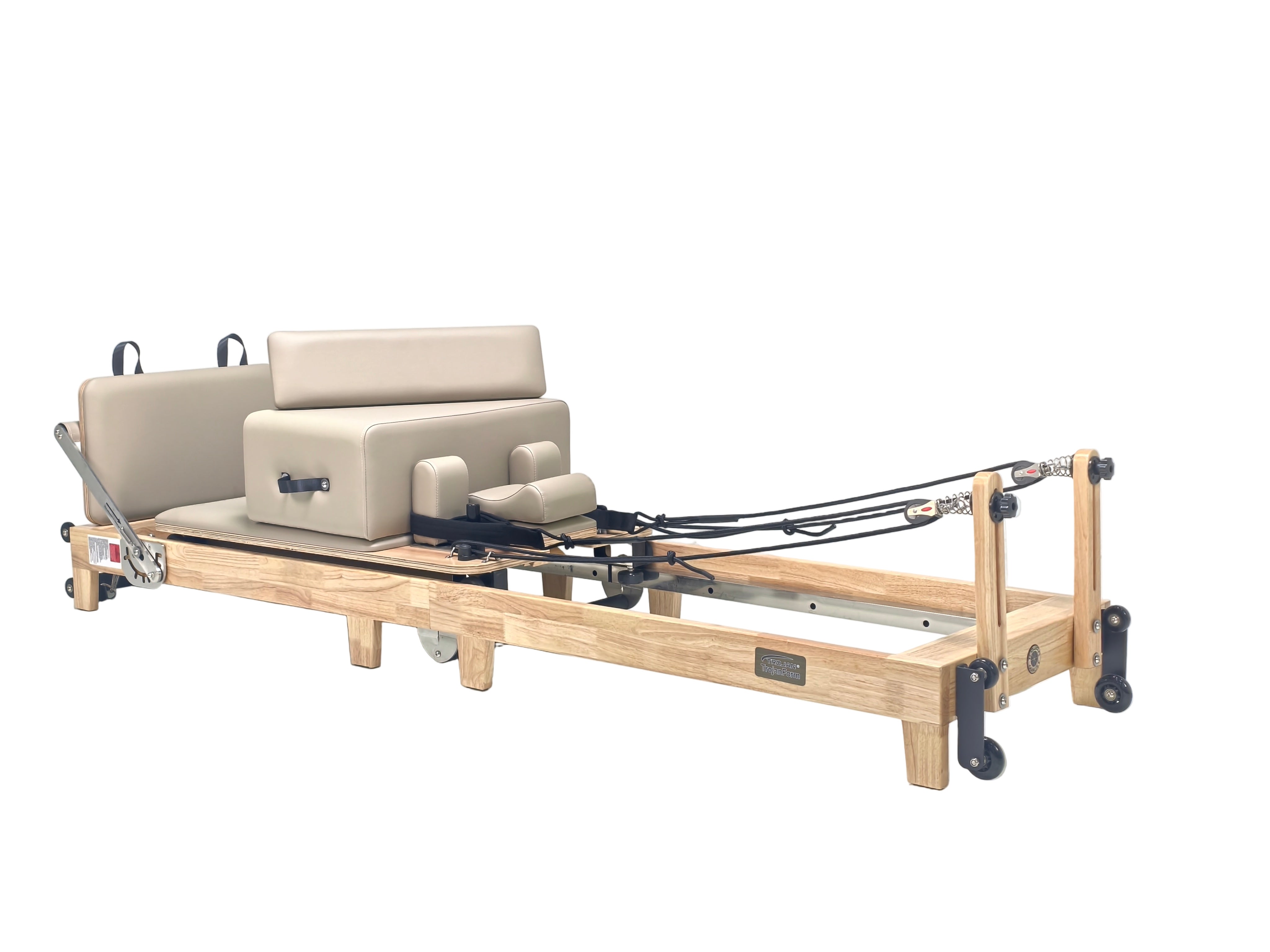 Trojan Beije Home Oak Foldable Pilates Reformer – Smart Fitness Value