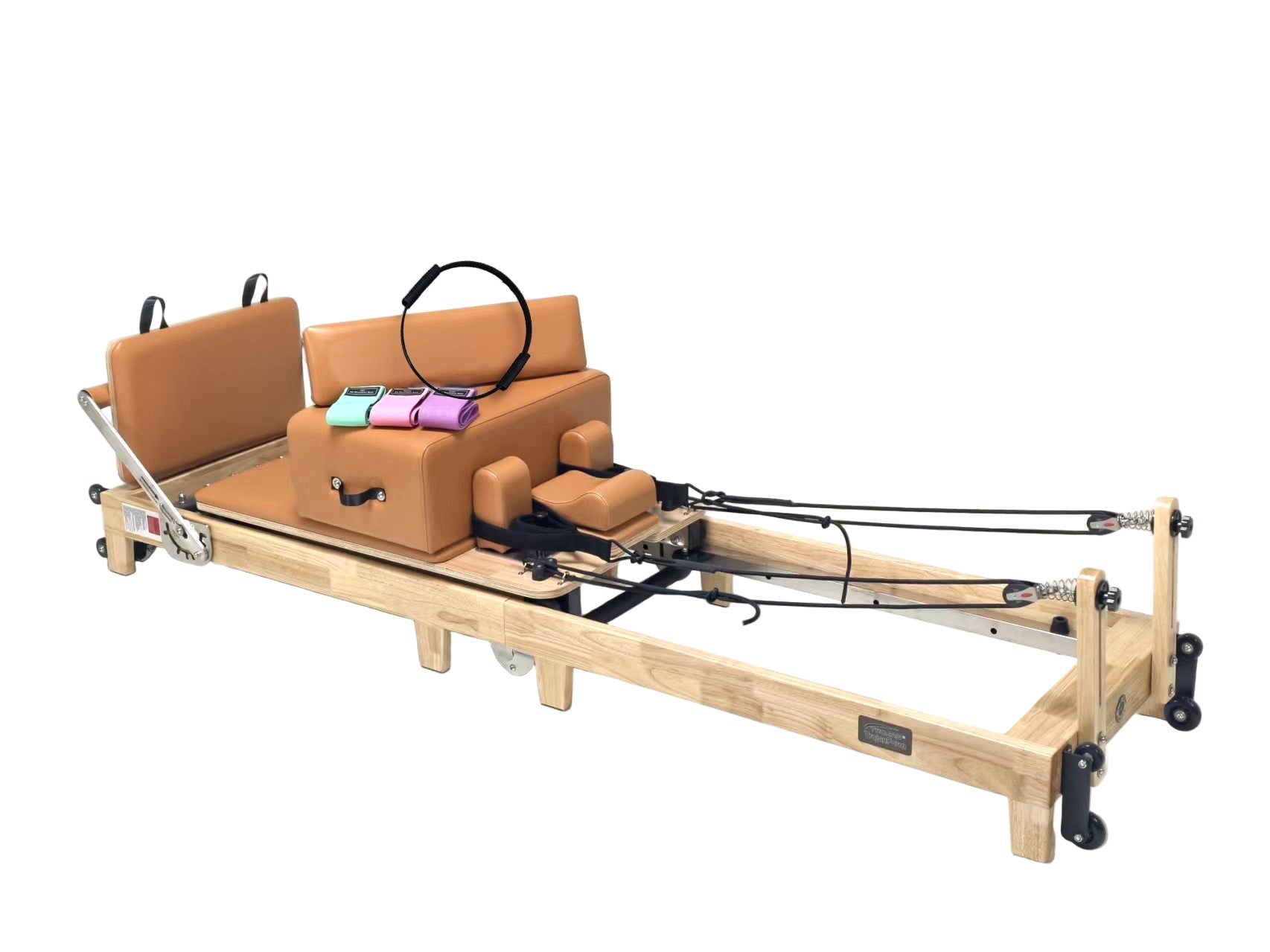 Trojan Copper Home Oak Foldable Pilates Reformer – Smart Fitness Value