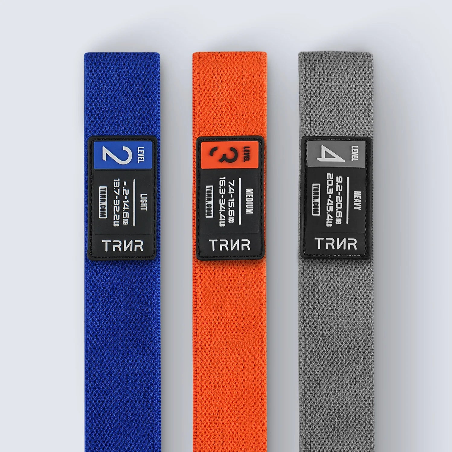 Strength Bands 3 Pack  LONG WOVEN RESISTANCE LOOPS