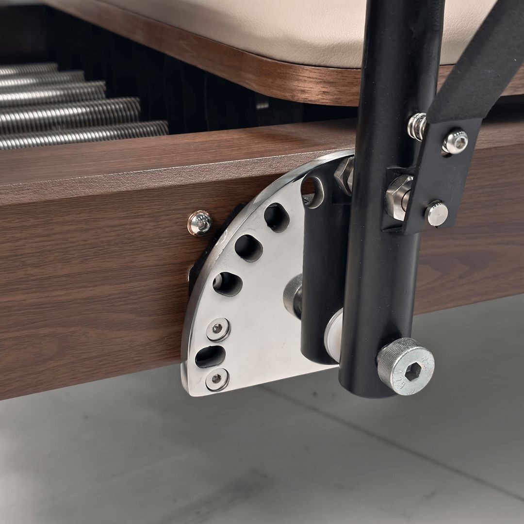 Studio AURALIS Beige Aluminum Pilates Reformer – Special Edition