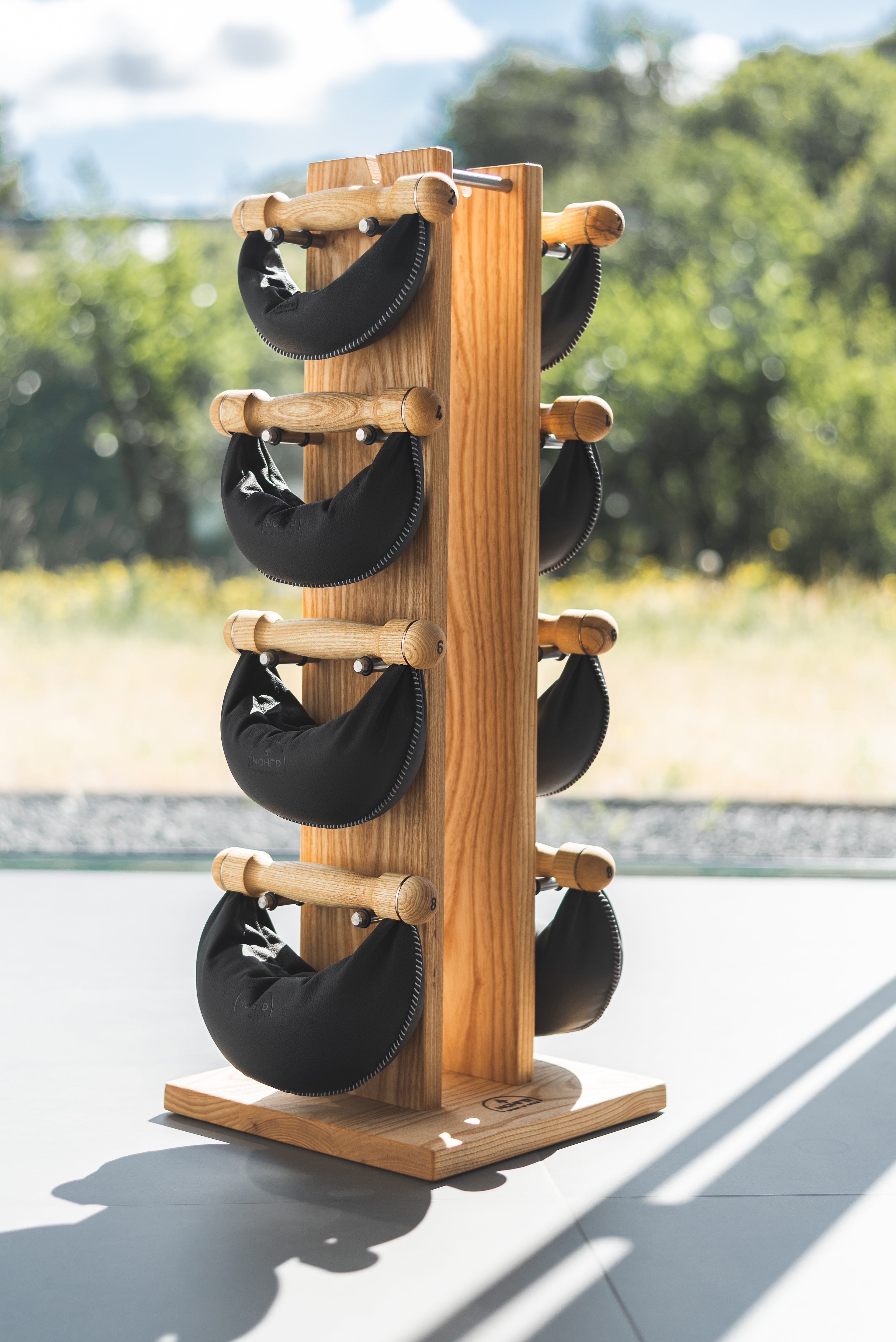 Swing Bells Oak 8 Pcs Set with Tower