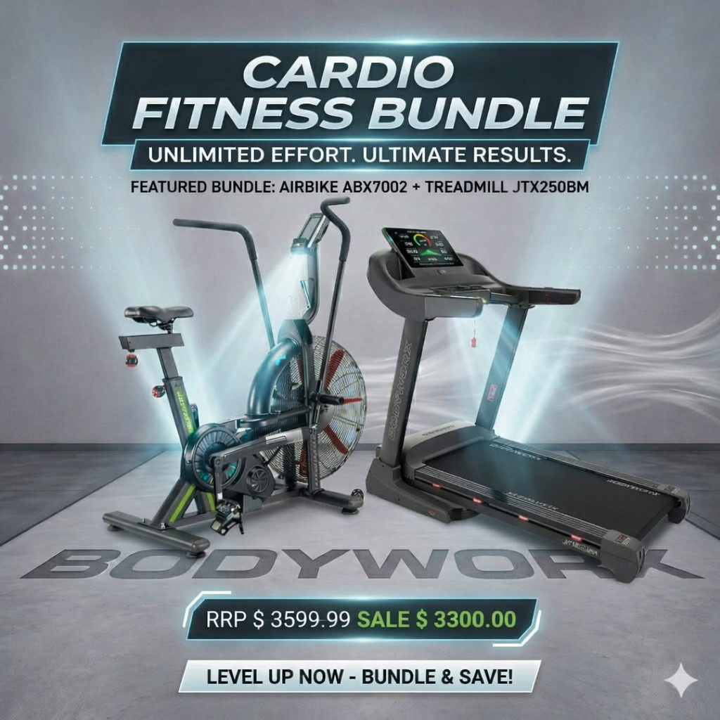 JTX250BM Treadmill + ABX7002 Air Bike Performance Bundle