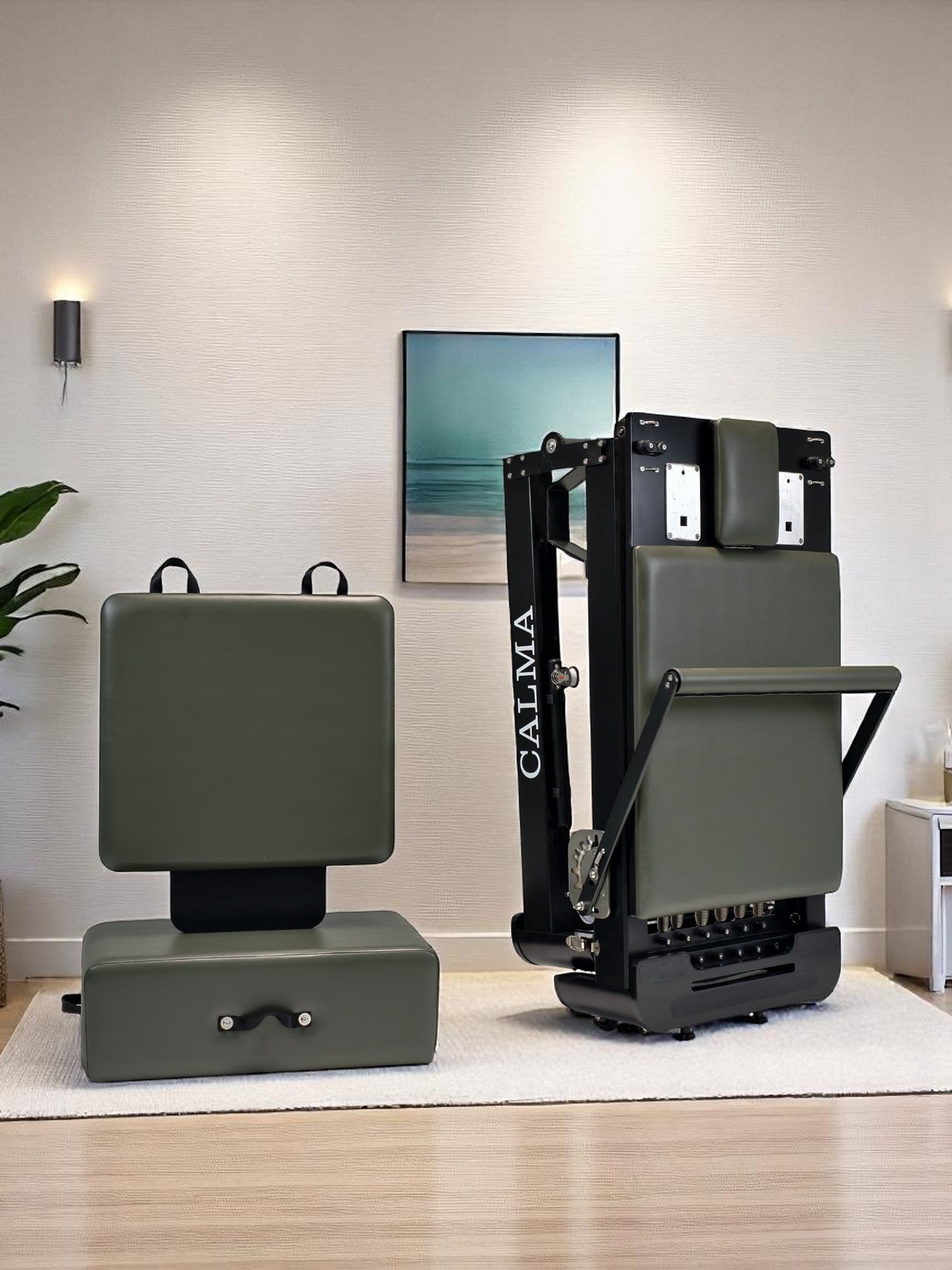 Trojan " Calma " GREEN Folding Aluminium Reformer Inc Box & Jump Board * NEW *