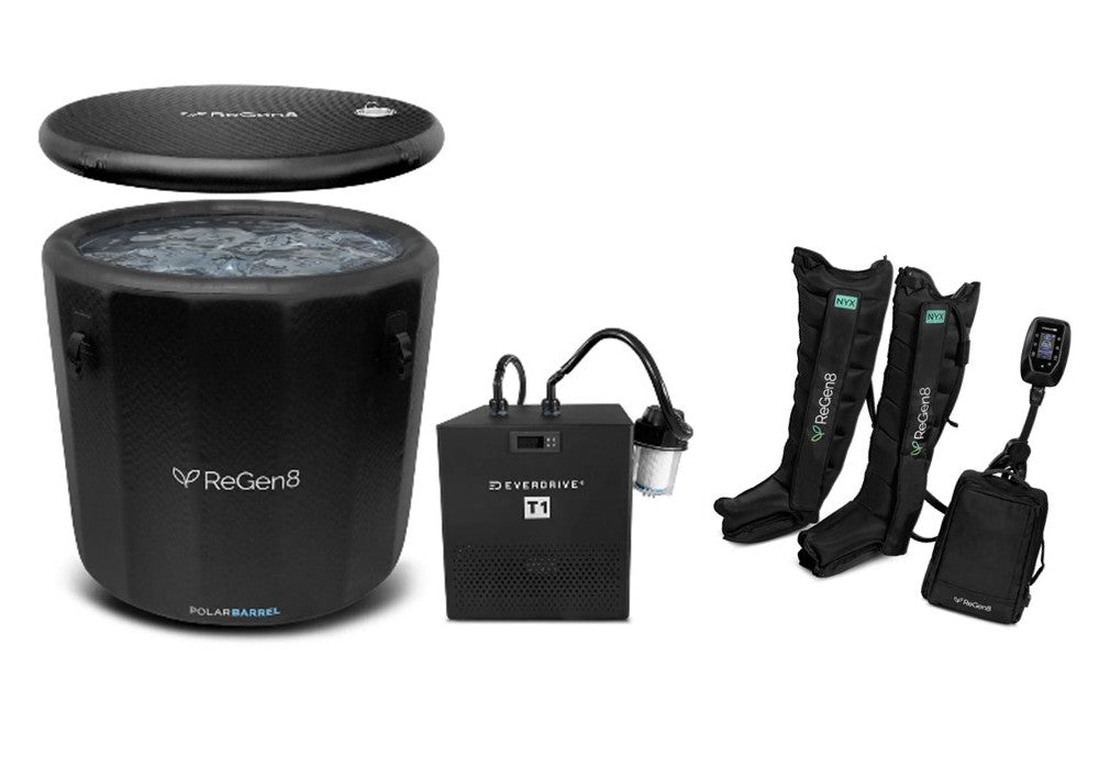 Ultimate Recovery Package – Cold Plunge + Compression Boots Pak