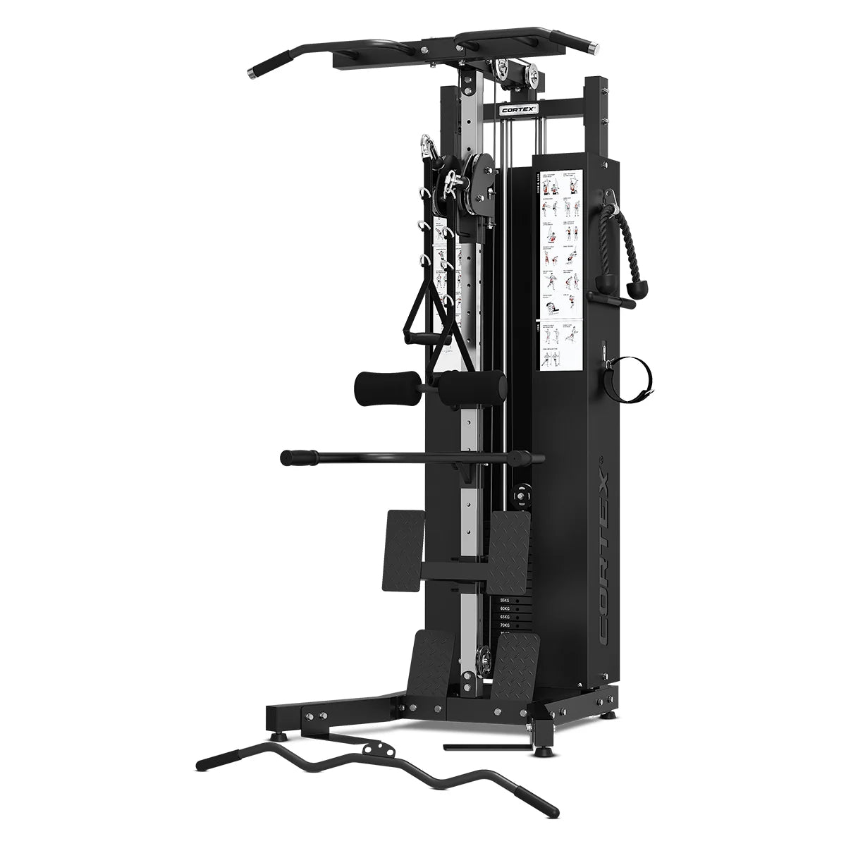 CORTEX FT-13 Pro Lat Pulldown / Seated Row Functional Trainer Cable Machine 100kg