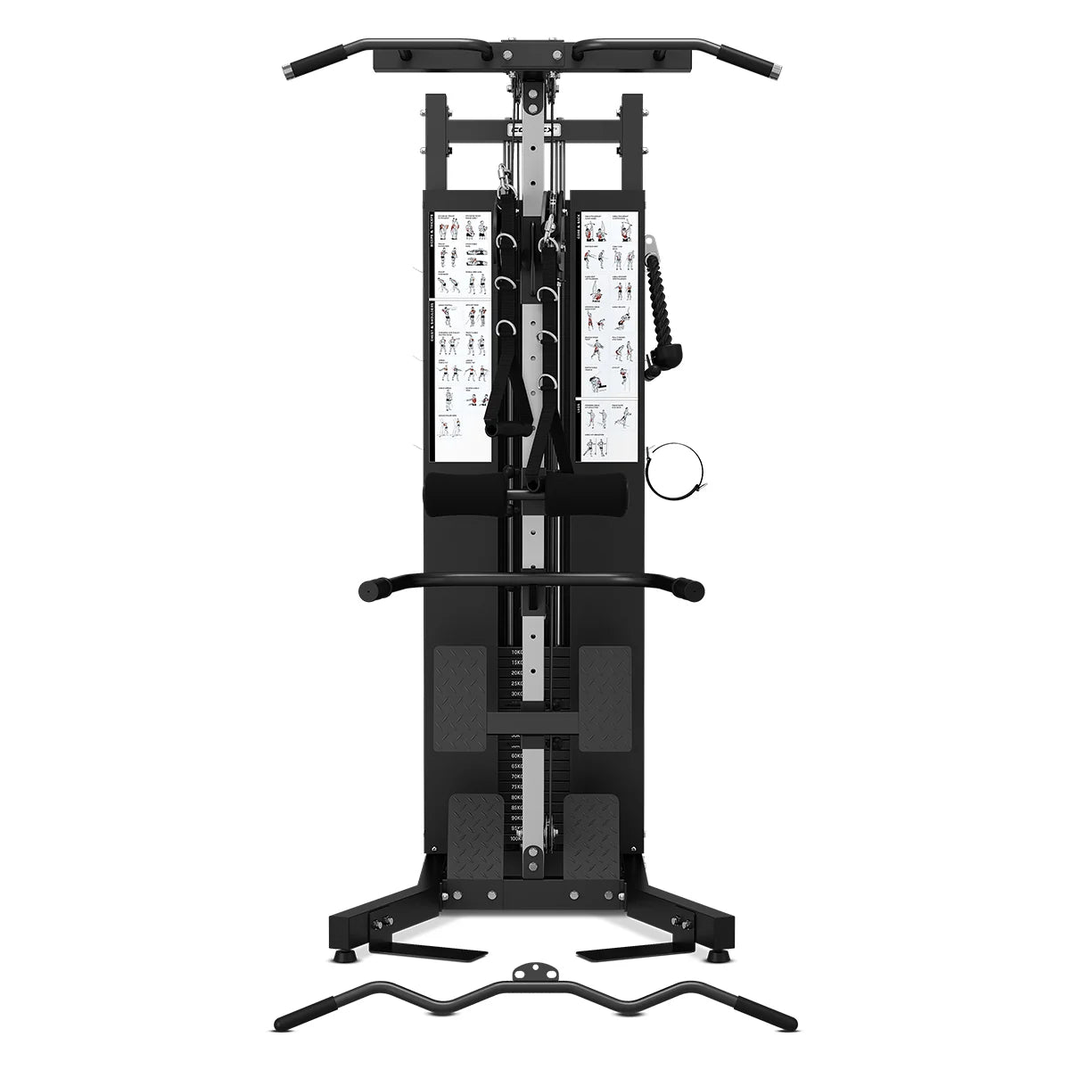 CORTEX FT-13 Pro Lat Pulldown / Seated Row Functional Trainer Cable Machine 100kg