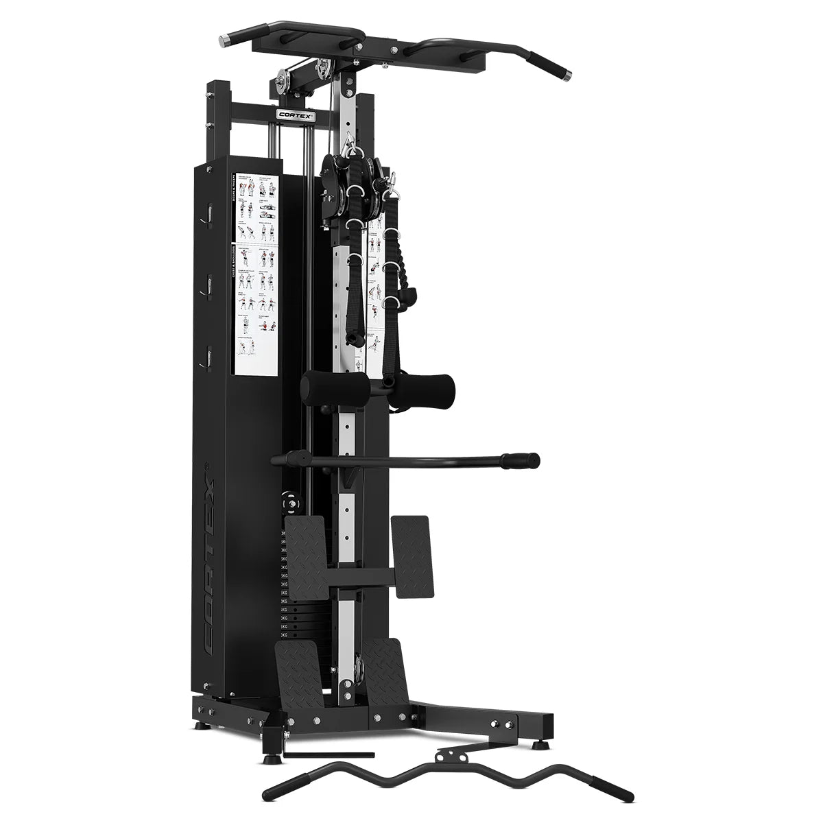 CORTEX FT-13 Pro Lat Pulldown / Seated Row Functional Trainer Cable Machine 100kg