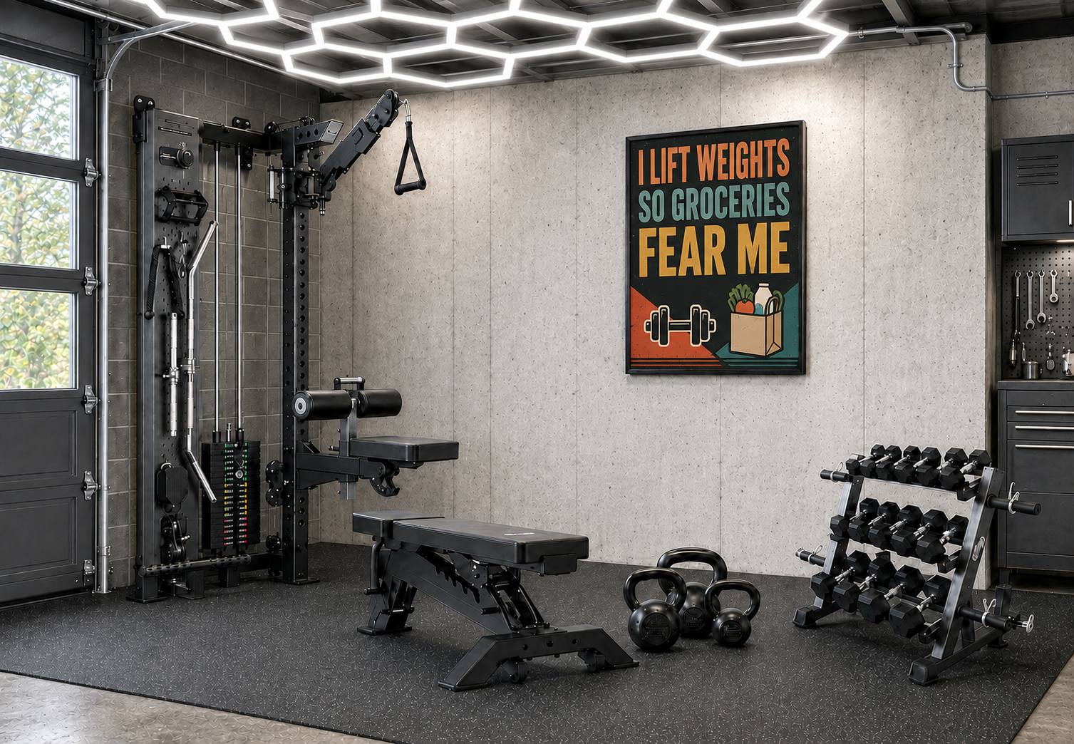 TRCFT-X1 ELITE Functional Trainer + SX1 Bench | PAK 1