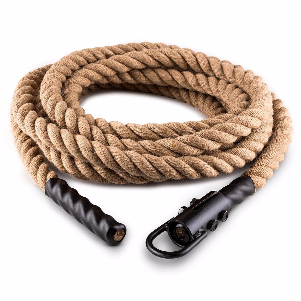 Rings Power Gymnastics Wooden & Straps + 9 MTR Climbing Rope Strap HD Hook