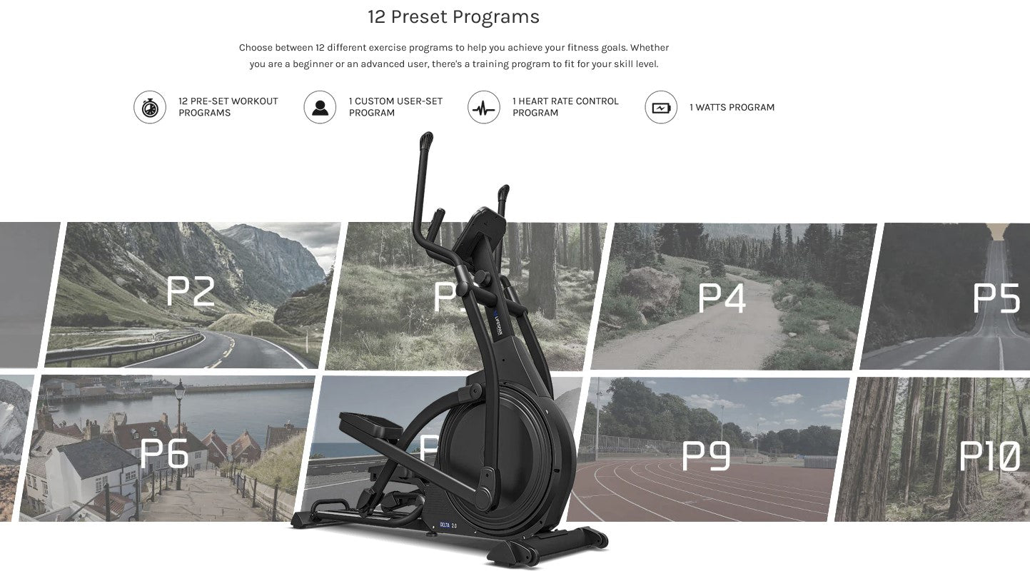 Cross Trainer Elliptical Delta 2.0 | 20" Stride
