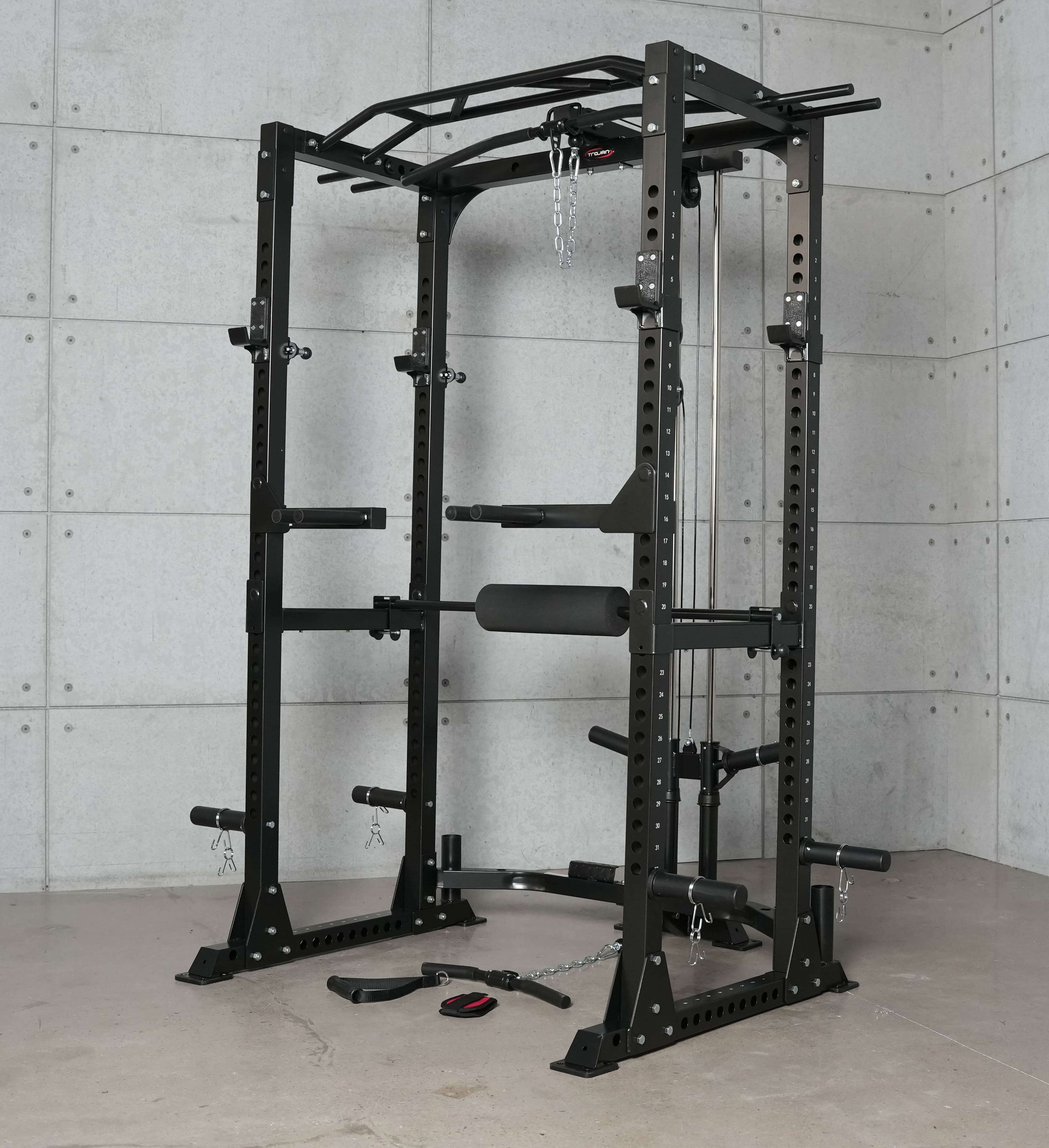 Trojan TRXL7 Power Rack + Lat Pull Down Combo