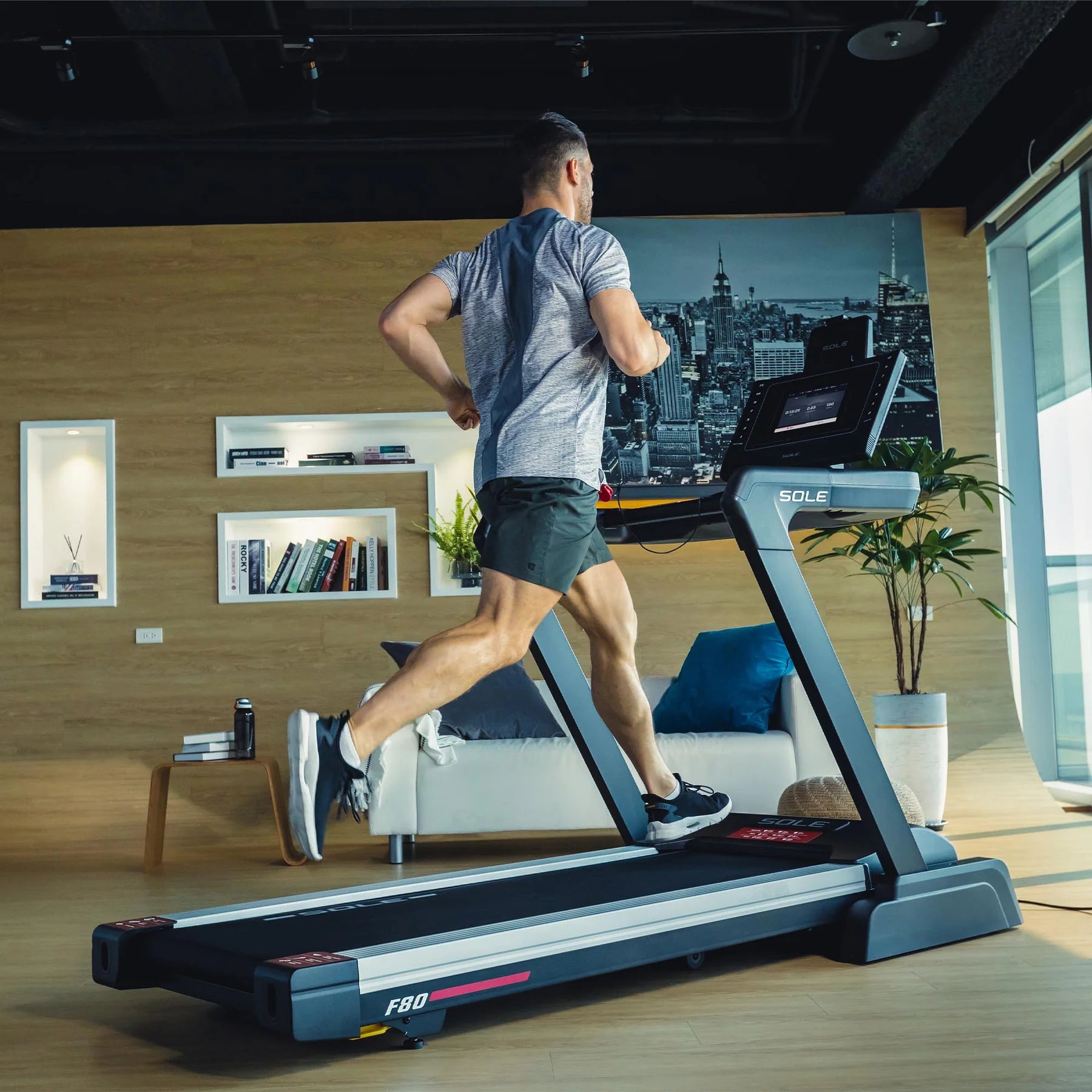 Sole F80 Treadmill 3.5HP 10.1″ Touchscreen