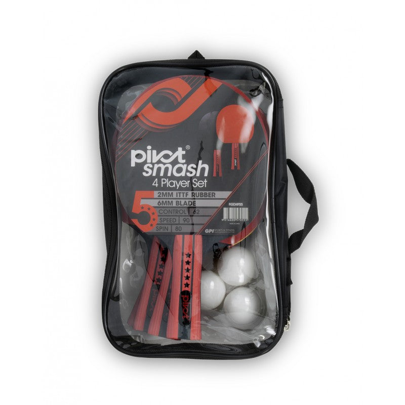 4 Player Set Smash 5 Star  Table Tenis Set