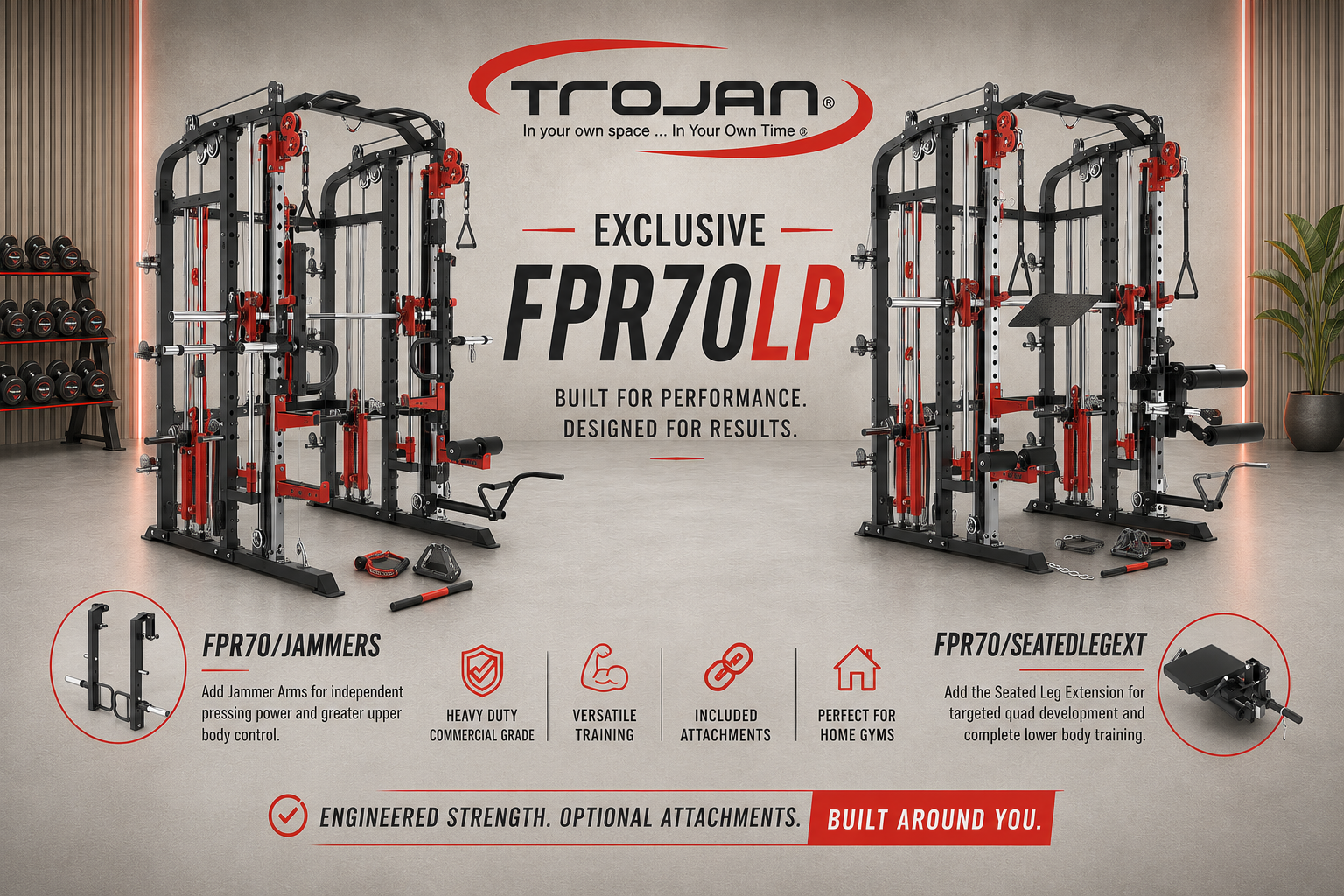 FPR70LPAll – In – One Smith Functional Trainer Bundle