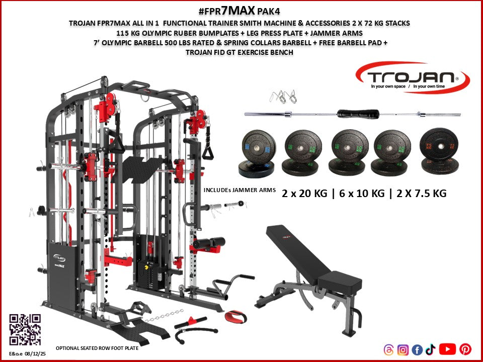 FPR7MAX All – In – One Smith Functional Trainer Pack4