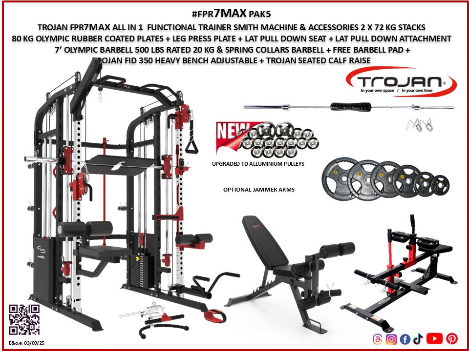 FPR7MAX All – In – One Smith Functional Trainer Pack5