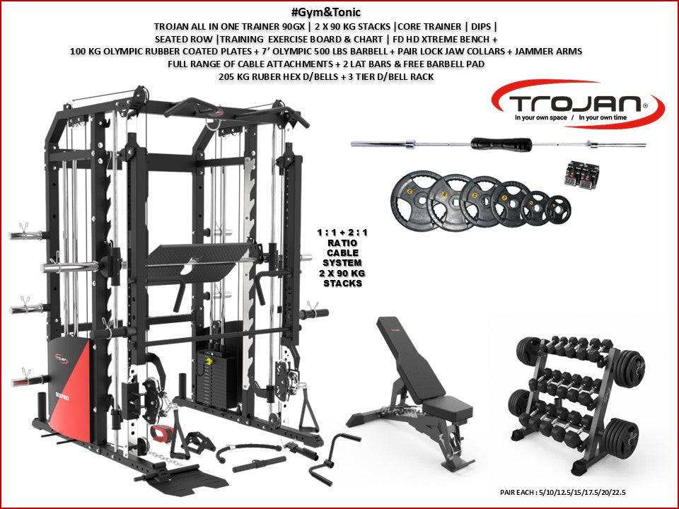 90XPRO All – In – One Trainer Gym&Tonic Pack