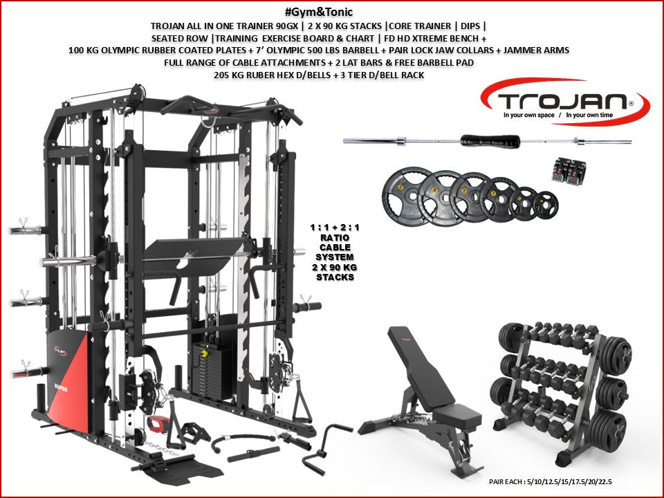 90XPRO All – In – One Trainer Gym&Tonic Pack