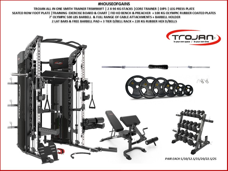 900FT All – In – One Trainer #HouseOfGains Pak