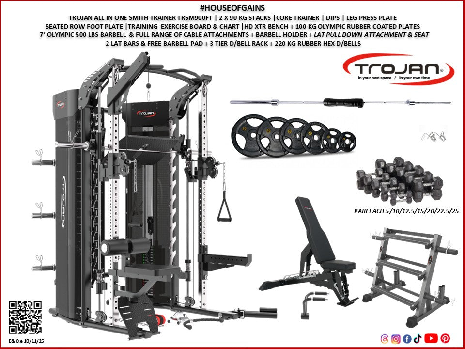 900FT All – In – One Trainer #HouseOfGains Pak