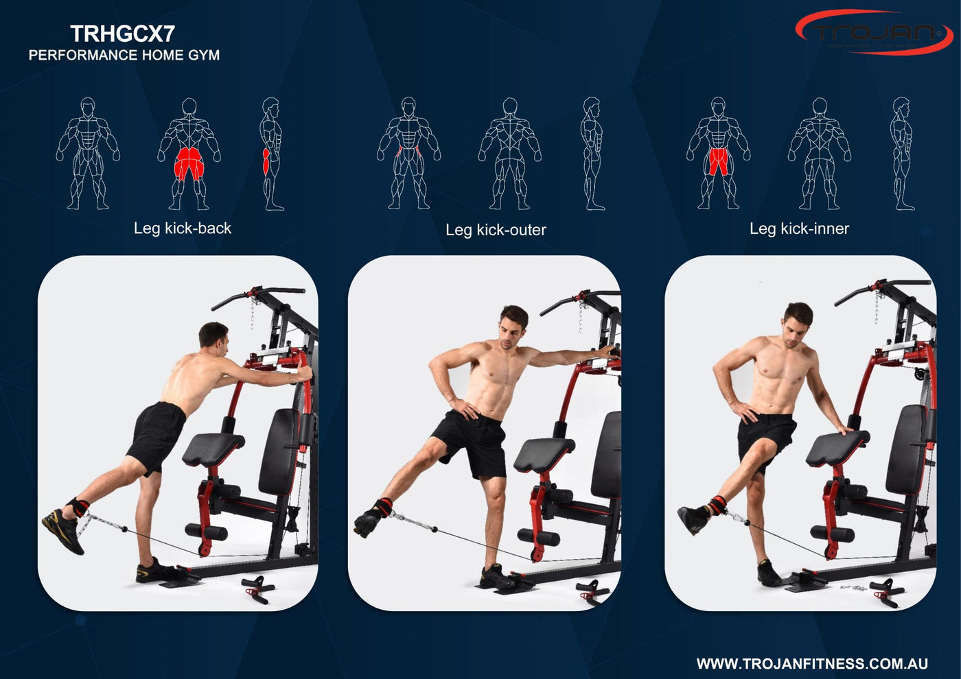 Aerobic Exercise Trojan Power Gym Price Trojan Power Cage Parts