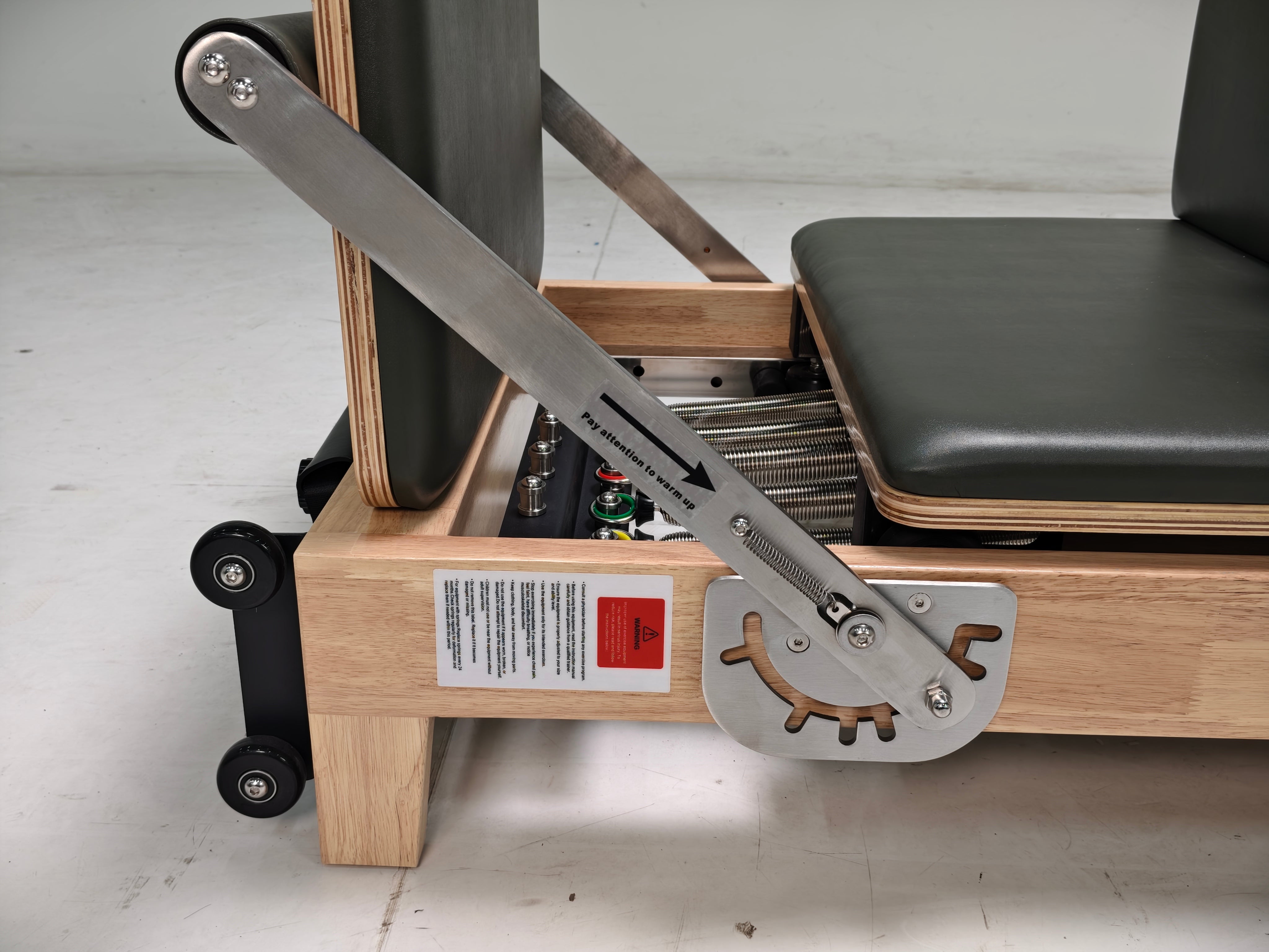 Trojan Green Home Oak Foldable Pilates Reformer – Smart Fitness Value New