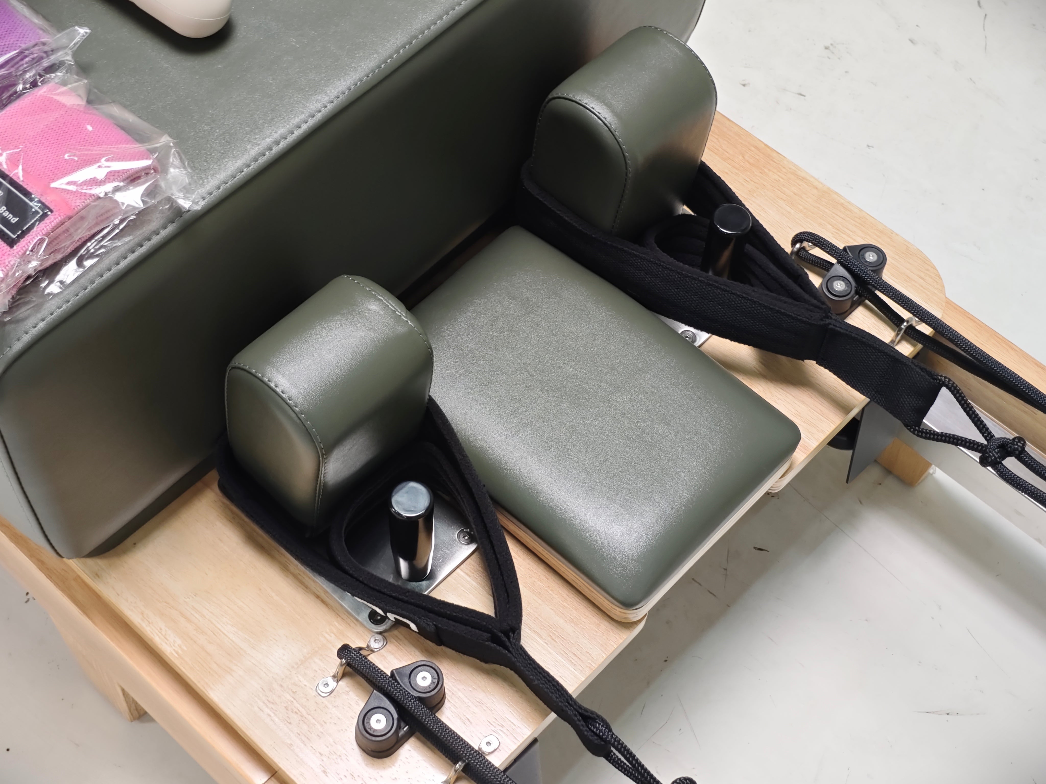 Trojan Green Home Oak Foldable Pilates Reformer – Smart Fitness Value New