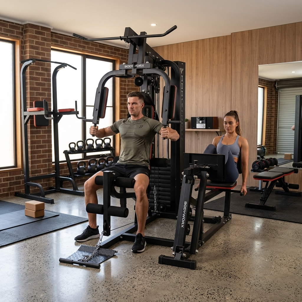 Home Gym with Leg Press BodyWorx LBX900LP & 98 Kg Stack
