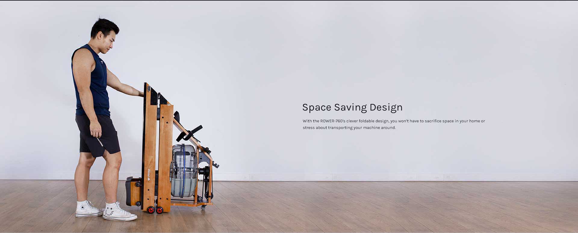 Lifespan Fitness ROWER-760 Water Resistance Foldable Rowing Machine