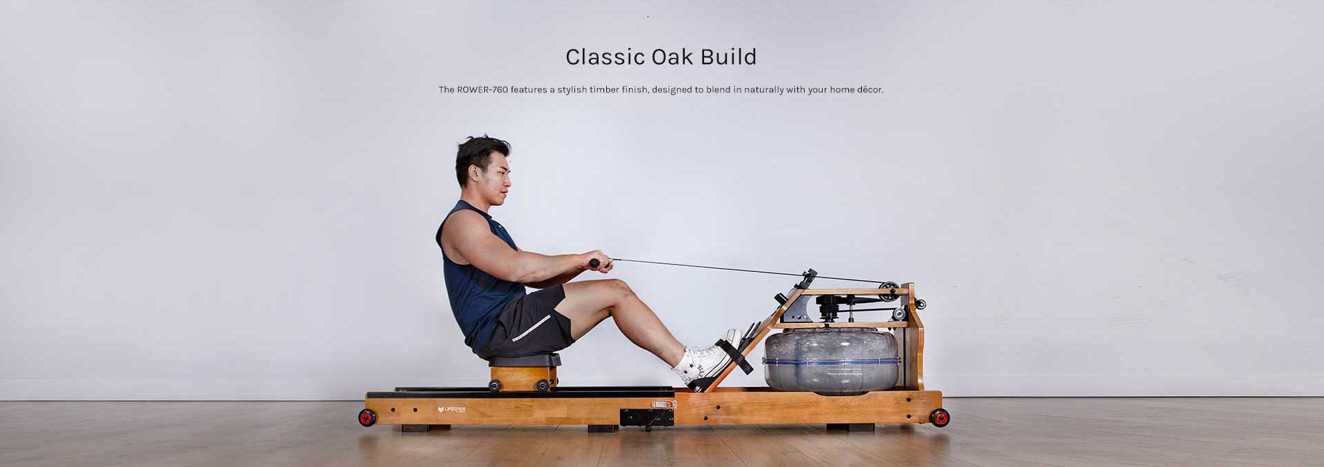 Lifespan Fitness ROWER-760 Water Resistance Foldable Rowing Machine