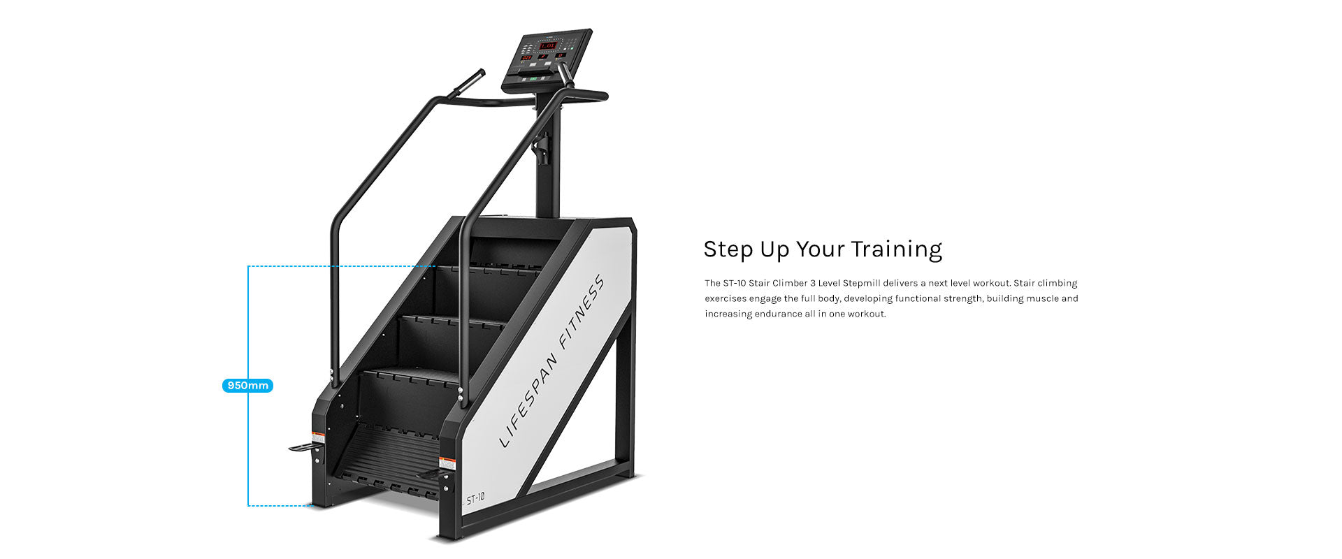 Lifespan Fitness ST-10 Stair Climber 3 Level Stepmill Machine