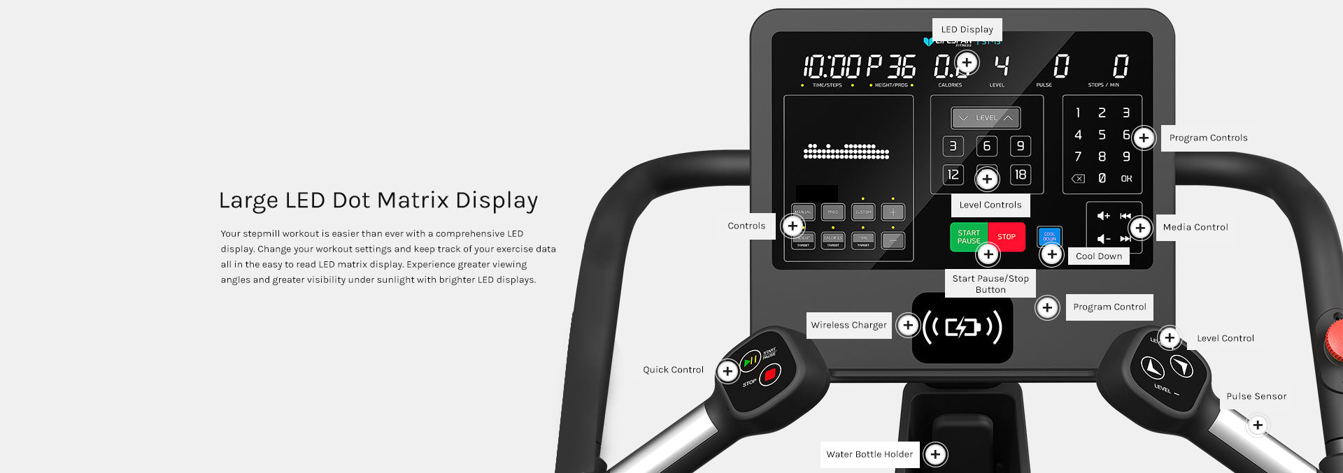 Lifespan Fitness ST-15 Vertex 4 Level Commercial Stair Climber