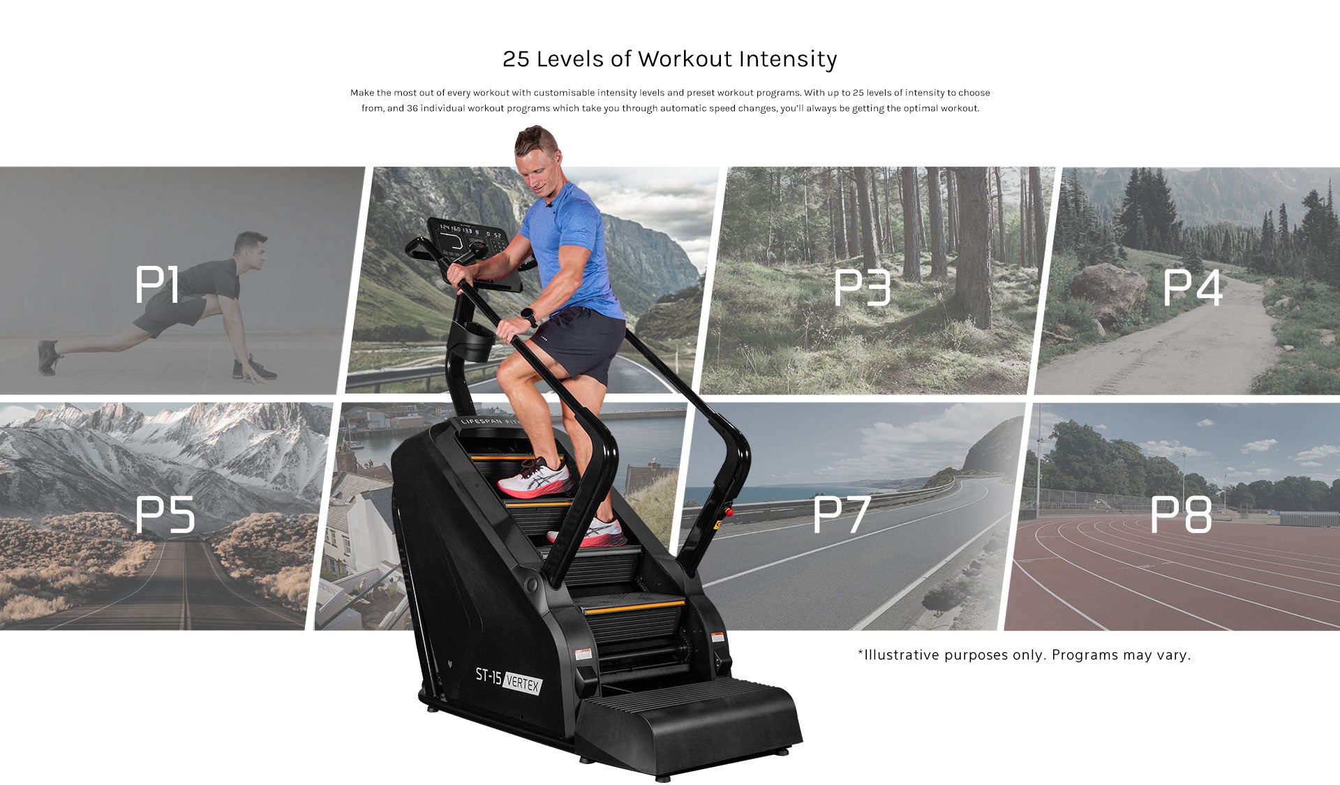 Lifespan Fitness ST-15 Vertex 4 Level Commercial Stair Climber