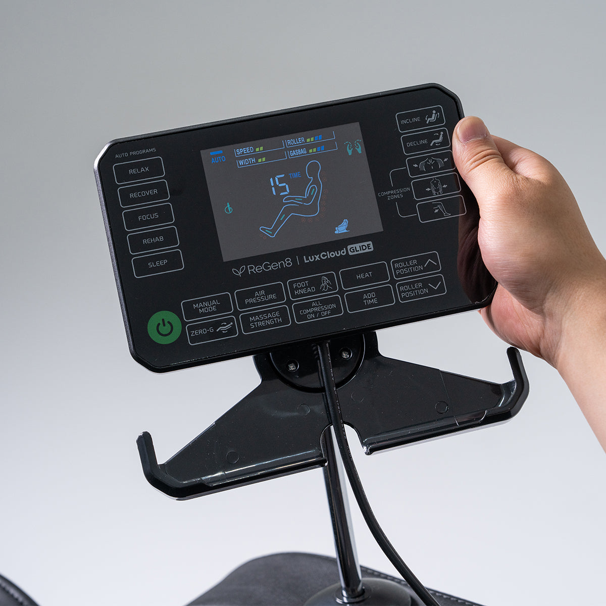 ReGen8 LuxCloud Glide - Zero Gravity Heated Massage Chair with Full Size SL Track