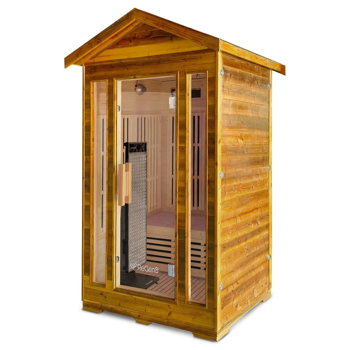 ReGen8 Duo Outdoor - 2 Person 2200W Infrared Sauna Natural