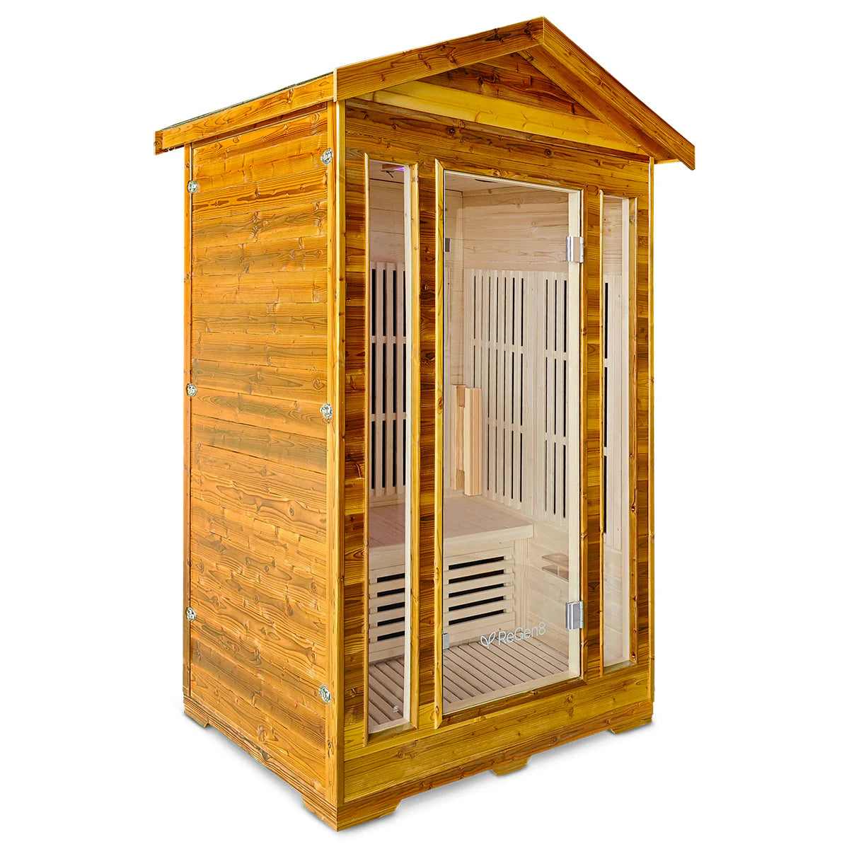 ReGen8 Duo Outdoor - 2 Person 2200W Infrared Sauna Natural