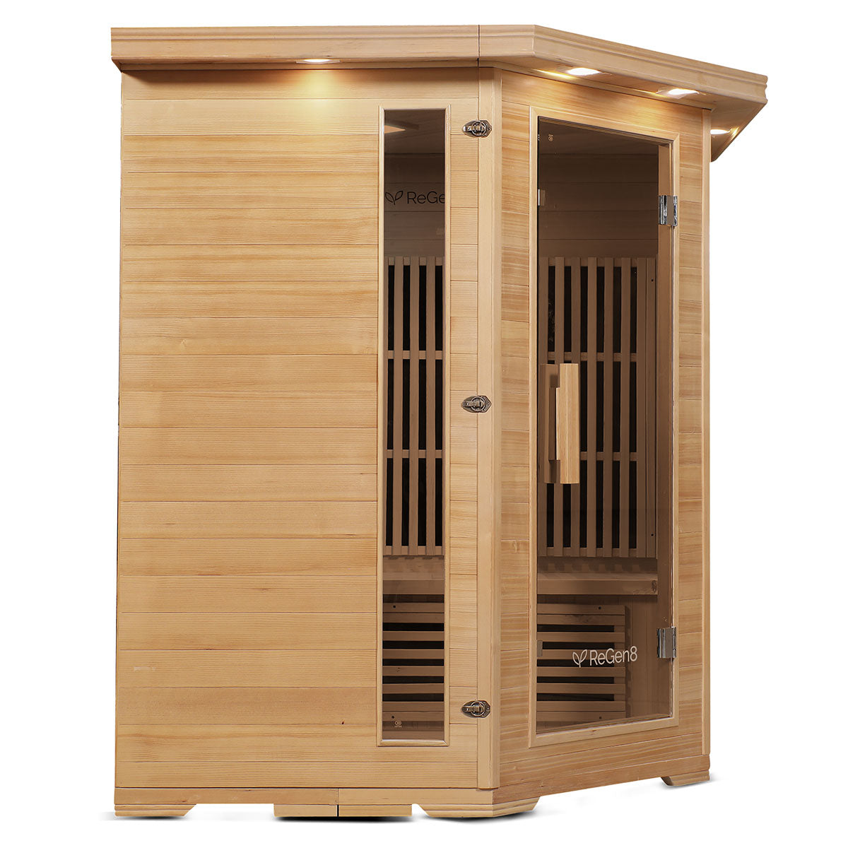 ReGen8 Quadro Corner - 4 Person 2640W Infrared Sauna