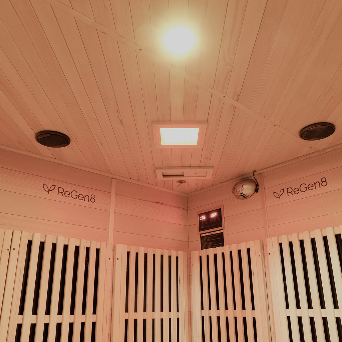 ReGen8 Quadro Corner - 4 Person 2640W Infrared Sauna