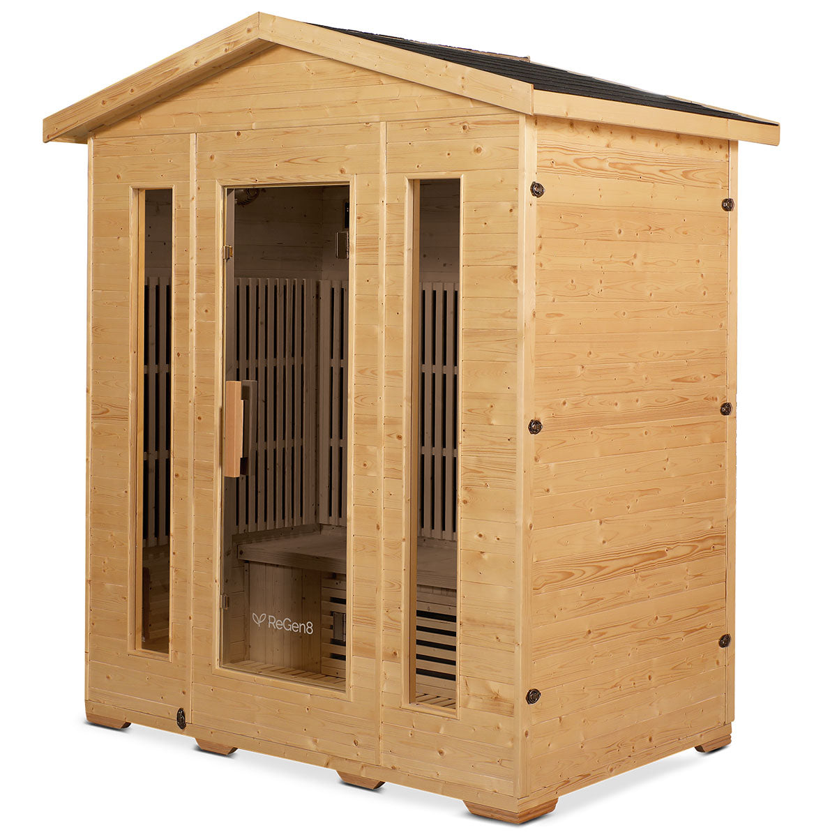 ReGen8 Quadro Outdoor - 4 Person 2920W Infrared Sauna