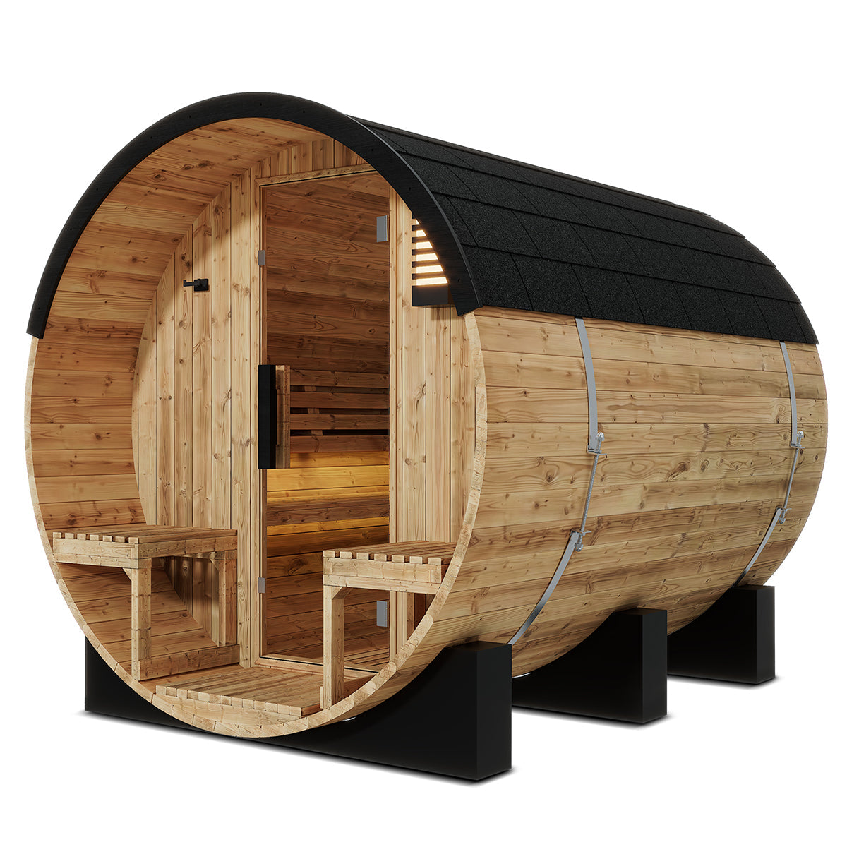 ReGen8 Venturo 4 Person Outdoor Barrel Sauna