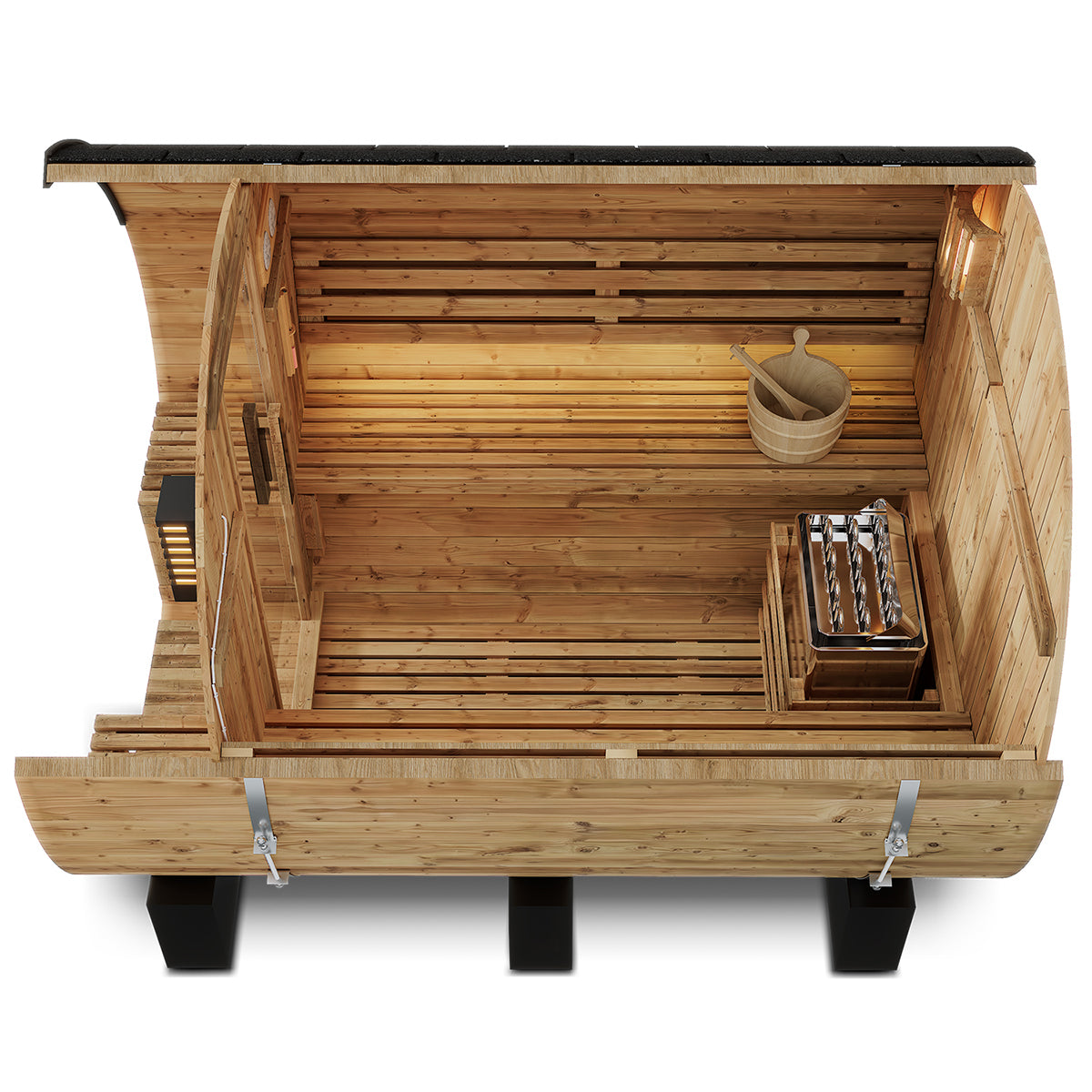 ReGen8 Venturo 4 Person Outdoor Barrel Sauna
