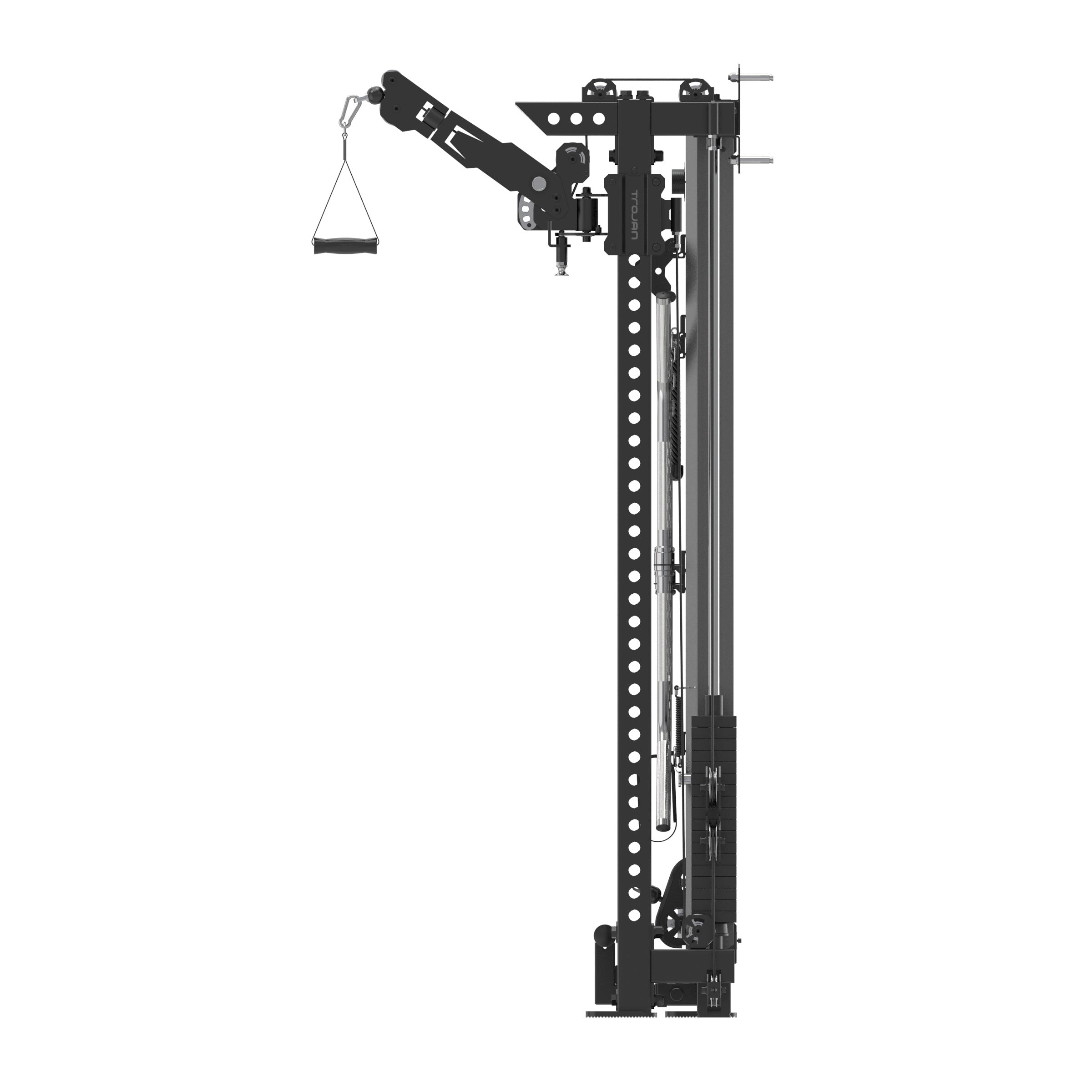 TRCFT-X1 ELITE Functional Trainer + SX1 Bench | Wall-Mount | 90kg Stack | 1:1–2:1 Ratio