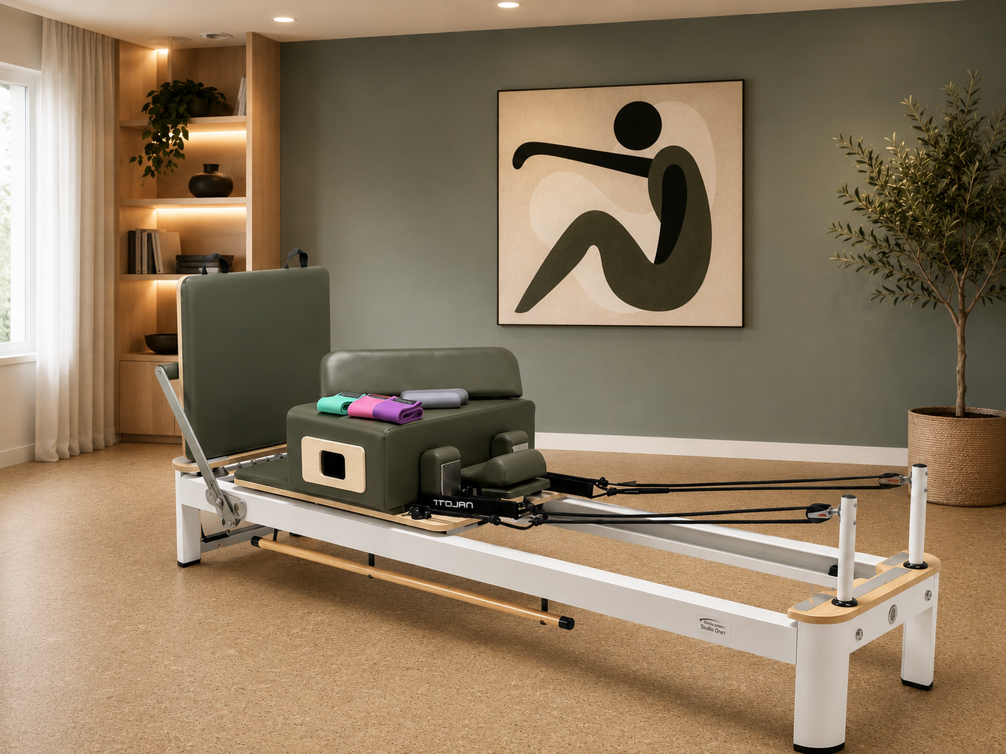 Trojan StudioPR Green Aluminium Reformer Inc Box & Jump Board