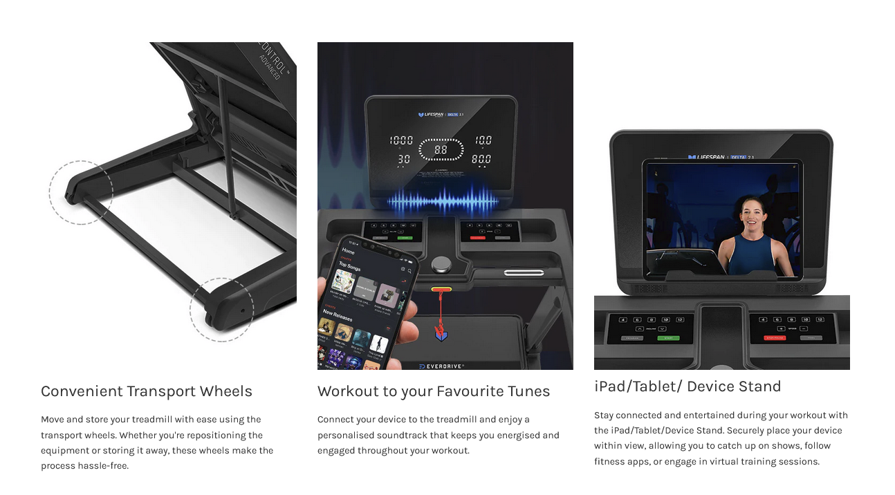 Lifespan Fitness Delta 2.1 Treadmill