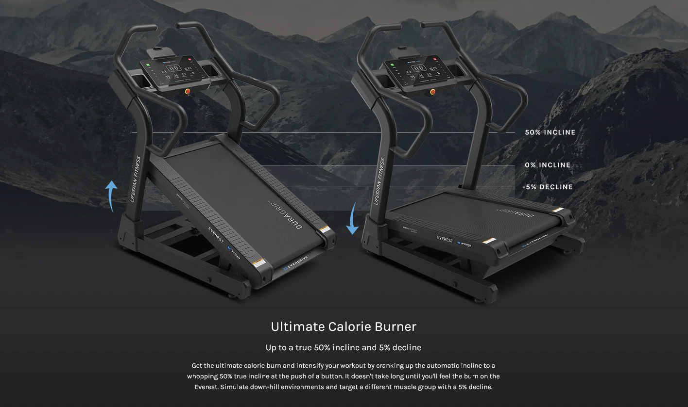 Lifespan Fitness Everest 3 Ultra High Incline Treadmill